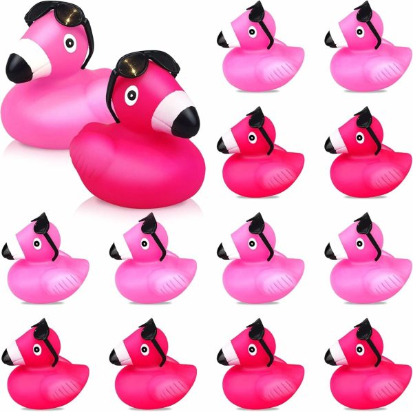 12 Set Hot Pink Rubber Ducks Bulk Pink Bath Toys For Baby Shower Birthday Party Favors Classroom Prizes12 set rödaktiga gummiduckar, storpack pinka badleksaker för babydopp, födelsedagsparty, present till gäster, klassrumspriser  |   Badleksaker Badleksaker Badleksaker