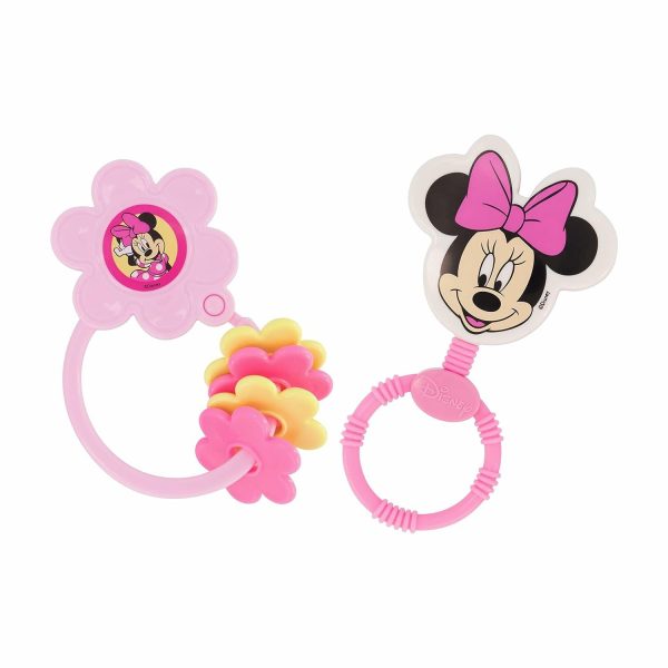 2 Pack Minnie Mouse karaktärsformleksaker och nyckelring sugring  Premium barnleksaker till födelsedagar  Barns tandbitningsleksaker  Perfekt som present till nyfödda  |   Tandbitar Tandbitar Minnie Mus