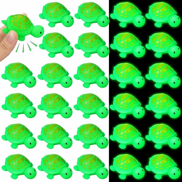 30 st sköldpadda gummispel för bad, pool, dusch och lek, flytande miniatyrhavdjuret leksaker, blå, klämbara, knäppleksaker för gåvor och karnevaldekoration.  |   Badleksaker Badleksaker Badleksaker