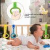 4 st Baby Playpen Pull Up Rings – Baby Säng Pull Up Rings – Baby Gångövningar Hjälpringar – Baby Säng Uppståndehjälpringar – Barnvagnshängningar För Spädbarn och Barn  |   Vandrare Vandrare 4 färger