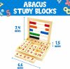 Abacus For Kids Math Counters  Träberäkningsspiel  Barnleksak  Förskoleleksaker  Barnleksaker av trä  50 kugghjul och 30 block  Träblock för småbarn 1-3 år  Stora  |   Abacuser Abacuser Abacuser