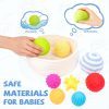 Baby Grisping Balls Textured Multi Sensory Toys Barnleksak Presentset 6-12 Månader Barnleksaker  |   Bollar Bollar Bollar