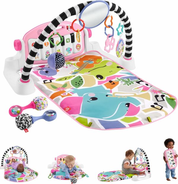 Baby presentset Glöd och väx Kick & Play pianogym Baby lekgolv & musikleksak med Smart Stages inlärningsinnehåll Plus 2 maracas för åldern 0+ månader Rosa  |   Musikaliska leksaker Musikaliska leksaker Musikaliska leksaker