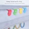 Baby Pull Up Rings, Baby Stående Vagn Sängsverktyg Ring 4 St Pepparkakshållare Universell Ring Barnspindel Sängsben Ring Hjälp Barn Stå Upp Universell Ring Gång Träningsverktyg  |   Vandrare Vandrare Gul-Röd-Grön-Blå