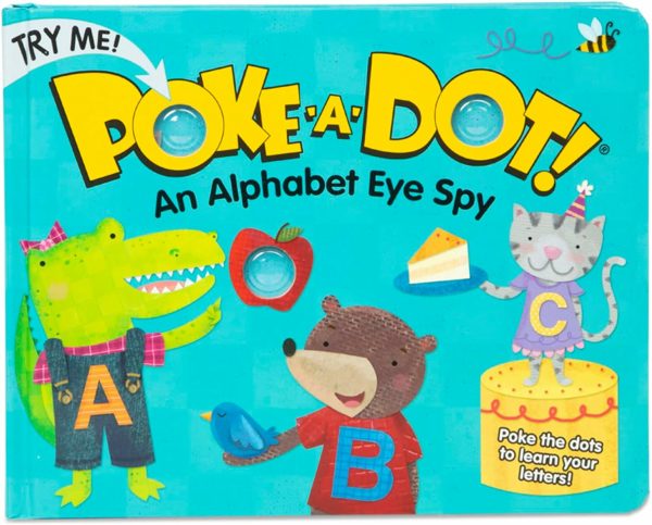 Barnbok – Poke-A-Dot: En Alphabet Eye Spy (Inbunden med knappar att trycka på) – Fsc certifierad  |   Böcker Böcker Böcker