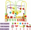 Bead Maze Barnleksak Trä Färgglad Abacus Rullbana Pedagogiska Cirkel-leksaker För Barn Bead Maze Aktivitetskub Sensory-leksaker För Barn  |   Aktivitetskub Aktivitetskub Aktivitetskub