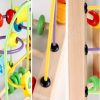 Bead Maze Barnleksak Trä Färgglad Abacus Rullbana Pedagogiska Cirkel-leksaker För Barn Bead Maze Aktivitetskub Sensory-leksaker För Barn  |   Aktivitetskub Aktivitetskub Aktivitetskub