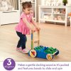 Deluxe Chomp och Clack Alligator Push Toy och Activity Walker – Träbabydragvagn för åldern 1+  |   Tryck- och dragleksaker Tryck- och dragleksaker Standardförpackning