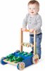 Deluxe Chomp och Clack Alligator Push Toy och Activity Walker – Träbabydragvagn för åldern 1+  |   Tryck- och dragleksaker Tryck- och dragleksaker Standardförpackning