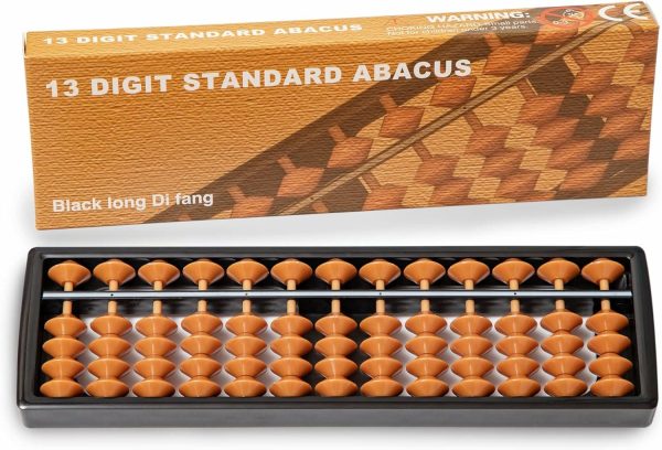 Digital Standard Abacus-20 Cm-Professionell 13-kolumnig Soroban-kalkylator (Funktionell och pedagogisk verktyg)  |   Abacuser Abacuser Abacuser