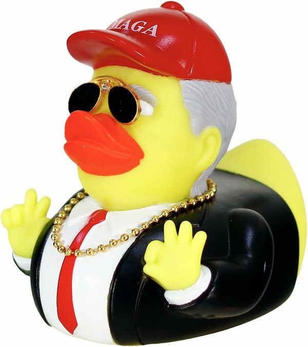 Donald Trump Duck Trump-varor Bilinstrumentbrädadekorationer Bilaccessoarer Trump-ducks för Jeeps Stora gummidukar Donald Duck Stora gummidukar  |   Badleksaker Badleksaker Badleksaker