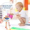 Educational Toys for Babies 6-12-18 Months Swedish Sensory Toys Silikon Dragsträngleksaker Montessorileksaker för Barn  |   Tryck- och dragleksaker Tryck- och dragleksaker Tryck- och dragleksaker