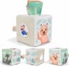 Färsk Baby Tissue Box Med Stimulerande Spegel För Oändlig Underhållning – mjuk Montessori-lek Med Krökta Papper & Tyg Tissue – Perfekt Sinneslek För Nyfödd/Barnutveckling 6-12+ Månader  |   Tryck- och dragleksaker Tryck- och dragleksaker Tryck- och dragleksaker