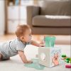 Färsk Baby Tissue Box Med Stimulerande Spegel För Oändlig Underhållning – mjuk Montessori-lek Med Krökta Papper & Tyg Tissue – Perfekt Sinneslek För Nyfödd/Barnutveckling 6-12+ Månader  |   Tryck- och dragleksaker Tryck- och dragleksaker Tryck- och dragleksaker