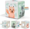 Färsk Baby Tissue Box Med Stimulerande Spegel För Oändlig Underhållning – mjuk Montessori-lek Med Krökta Papper & Tyg Tissue – Perfekt Sinneslek För Nyfödd/Barnutveckling 6-12+ Månader  |   Tryck- och dragleksaker Tryck- och dragleksaker Tryck- och dragleksaker