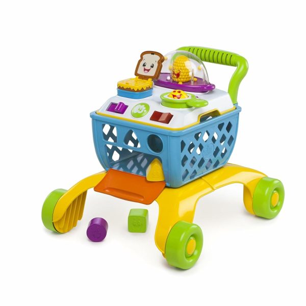 Giggling Gourmet 4-i-1 Shop ‘N Cook Walker Shopping Cart Push Toy Åldersgrupp 6 månader +  |   Tryck- och dragleksaker Tryck- och dragleksaker Endast återge det svenska texten: Multi