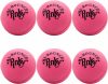 Hi-Bounce Pinky Ball (6 Pack) Gum-handboll Bouncy Balls För Barn och Vuxna. Liten rosa stressboll. Inomhus och utomhus sportförmåner. Terapi. Plus 1 liten boll. #976-6A  |   Bollar Bollar Bollar