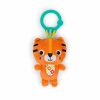 Jingle Joy Reach & Rattle Toy For Stroller – Tiger With Chime Sounds – Unisex Newborn +  |   Rattle & Plush Rings Rattle & Plush Rings Rattle & Plush Rings