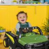 John Deere 4-i-1 Gator Green Babyaktivitetscenter och Push Walker med avtagbart interaktivt styrhjulspel 6 månader och uppåt  |   Tryck- och dragleksaker Tryck- och dragleksaker Grön