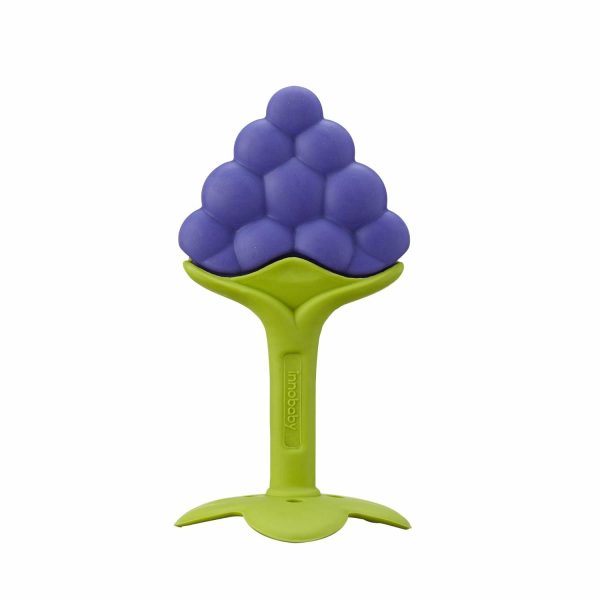 Original Teethin Smart Ez Grip Fruit Teether och Sensory Toy för Barn och Förskolebarn i Drakfärg. BPA-fri Teether  |   Tandbitar Tandbitar Grape