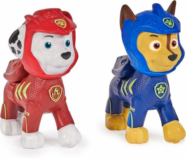 Paw Patrol Flytande Figurer – Pooltillbehör & Barnpoolleksaker Paw Patrol Festsupplag & Vattenleksaker För Barn Ålder 3 & Över Chase & Marshall 2-Pack  |   Badleksaker Badleksaker 2pk Flytande figurer