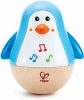 Penguin Musical Wobbler | Färgglad Vävande Melodi Pingvin  Rullande Spel Leksak För Barn 6 Månader+  Multicolor  5” X 2” (E0331)   Blå  |   Musikaliska leksaker Musikaliska leksaker Blå