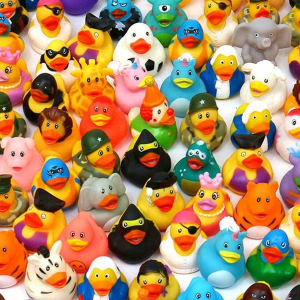 Rubber Duck 50 Pack For Jeeps Bath Toy Assortment – Bulk Floater Duck For Kids – Baby Showers Accessories – Party Favors Birthdays Bath Time Och Mer (50 Varianter)  |   Badleksaker Badleksaker Badleksaker