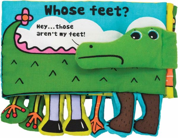 Soft Activity Baby Book – Whose Feet? 2000+ Toys – 1 Ea  Multi ColorSömlös Aktivitetsbok för Spädbarn – Whose Feet? 2000+ Leksaker – 1 St  Flerfärgad  |   Sorterings- och stapel-leksaker Sorterings- och stapel-leksaker Sorterings- och stapel-leksaker