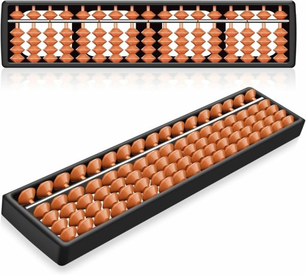 Soroban Abacus för vuxna och barn – Plast 11-tums japansk Soroban med 5 kuglar och 17 rader för matematikinlärning och träning – Portabel matematisk beräkningsverktyg för nybörjare och professionella  |   Abacuser Abacuser Abacuser