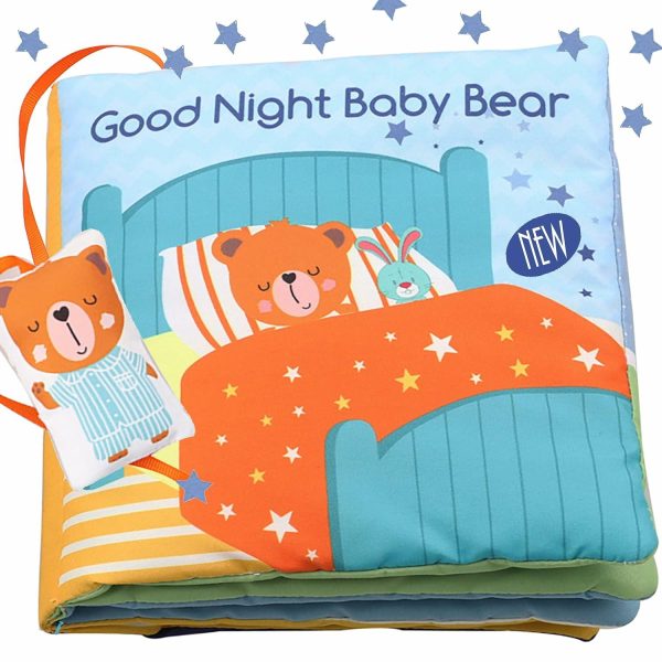 Teddy Soft Baby Book Aktivitetsstoppning, Utvecklingsleksaker, Interaktiva Barnböcker för Spädbarn, Barn, Barnvagnar, Maskin tvättbara leksaker, Tyg bok Godnattsgåva Box  |   Förskolepedagogiska material Förskolepedagogiska material Förskolepedagogiska material