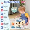 Träaktivitetskub Montessorileksaker För 1 Åriga Barn 12 Månader + Barnleksaker För Lärande 1-3 År Gamla pojkar och flickor Baby Sensory Interaktiv Födelsedagspresent  |   Aktivitetskub Aktivitetskub Aktivitetskub