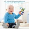 Tuggljudleksaker  Barnleksak för flickor och pojkar Lärarleksak Nyfödd mjuk klämma ljudklocka skakning knäppgom Sensory resa tillbehör För 0-3-6-9-12 månader  |   Rattle & Plush Rings Rattle & Plush Rings Multicolor