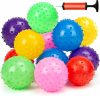 Bounce Ball 12 Pcs Sensory Balls Knobby Party Balls Massagebollar Med Luftpump Set 4.72″  |   Bollar Bollar Bollar