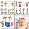 Soft Baby Wrist Rattle Foot Finder Socks Set, bomull och mjuk stoppad leksak, födelsedags- och semesterpresent för nyfödda pojkar och flickor 0/3/4/6/7/8/9/12/18 månader, barn och småbarn, 4 söta djur  |   Rattle & Plush Rings Rattle & Plush Rings mutilcolor